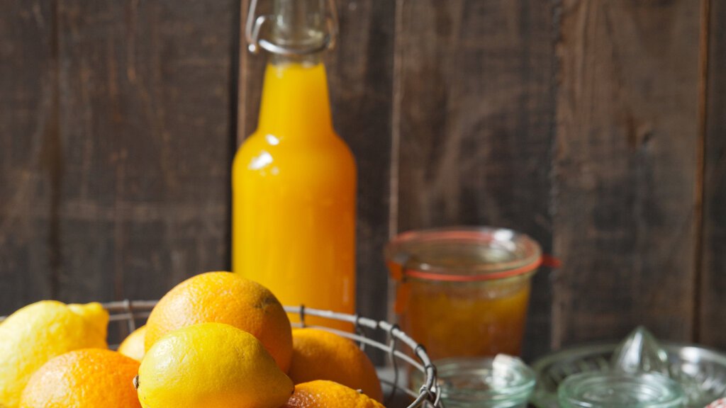 Orangensirup selbstgemacht